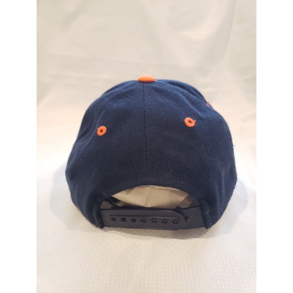 Logo Athletic Denver Broncos Wool Blend Snapback Hat Blue Orange Embroidered VTG - Picture 5 of 11